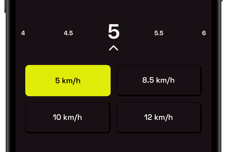 Laufmaus Speed Control Screenshot